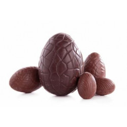 Assortiments d'oeufs en chocolat